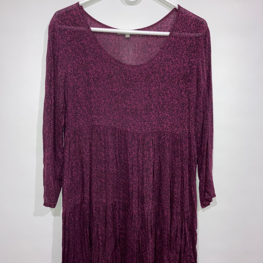 Don’t Ask Me Why Purple Floral Cropped Dress